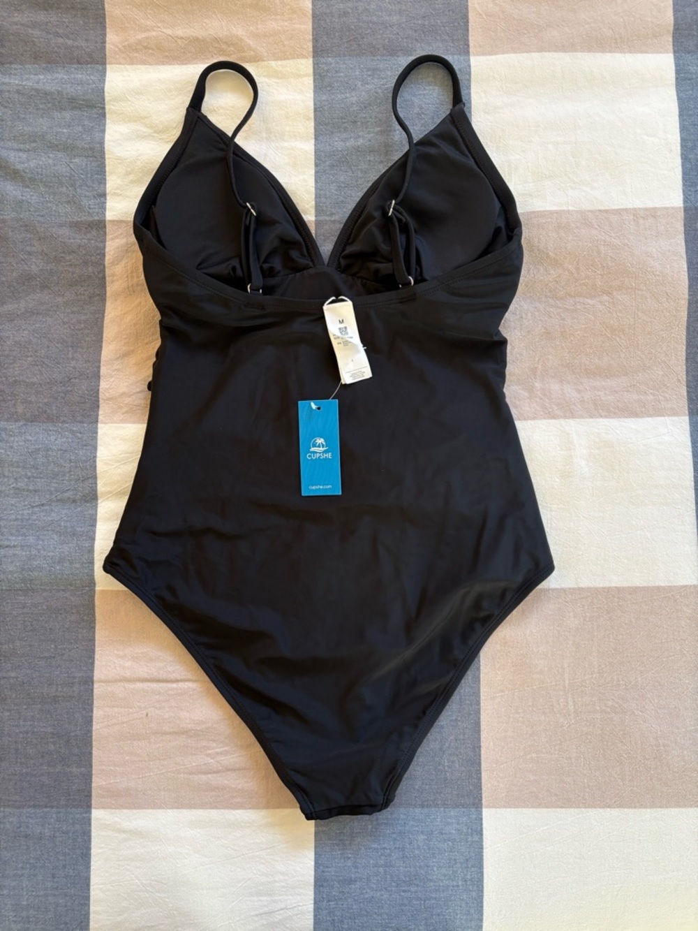 Cupshe Black Women’s M One Piece Swimsuit - Picture 2 of 3